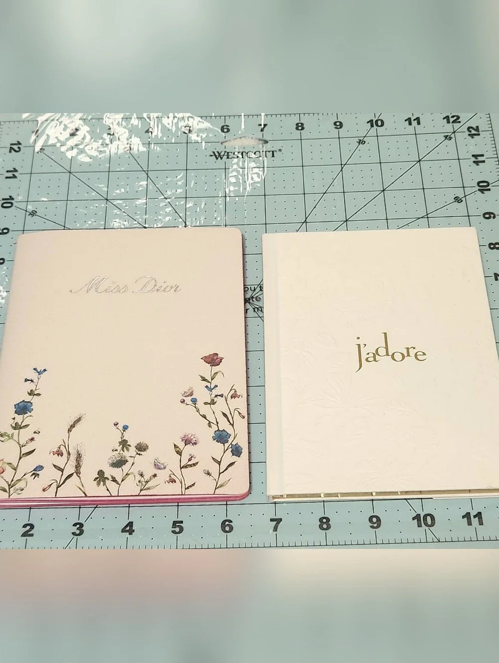 Dior Embroidered Butterfly Cosmetic Pouch - Cream & Gold and Gift Bag GWP